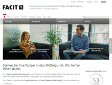 Tablet Screenshot of facit-digital.com
